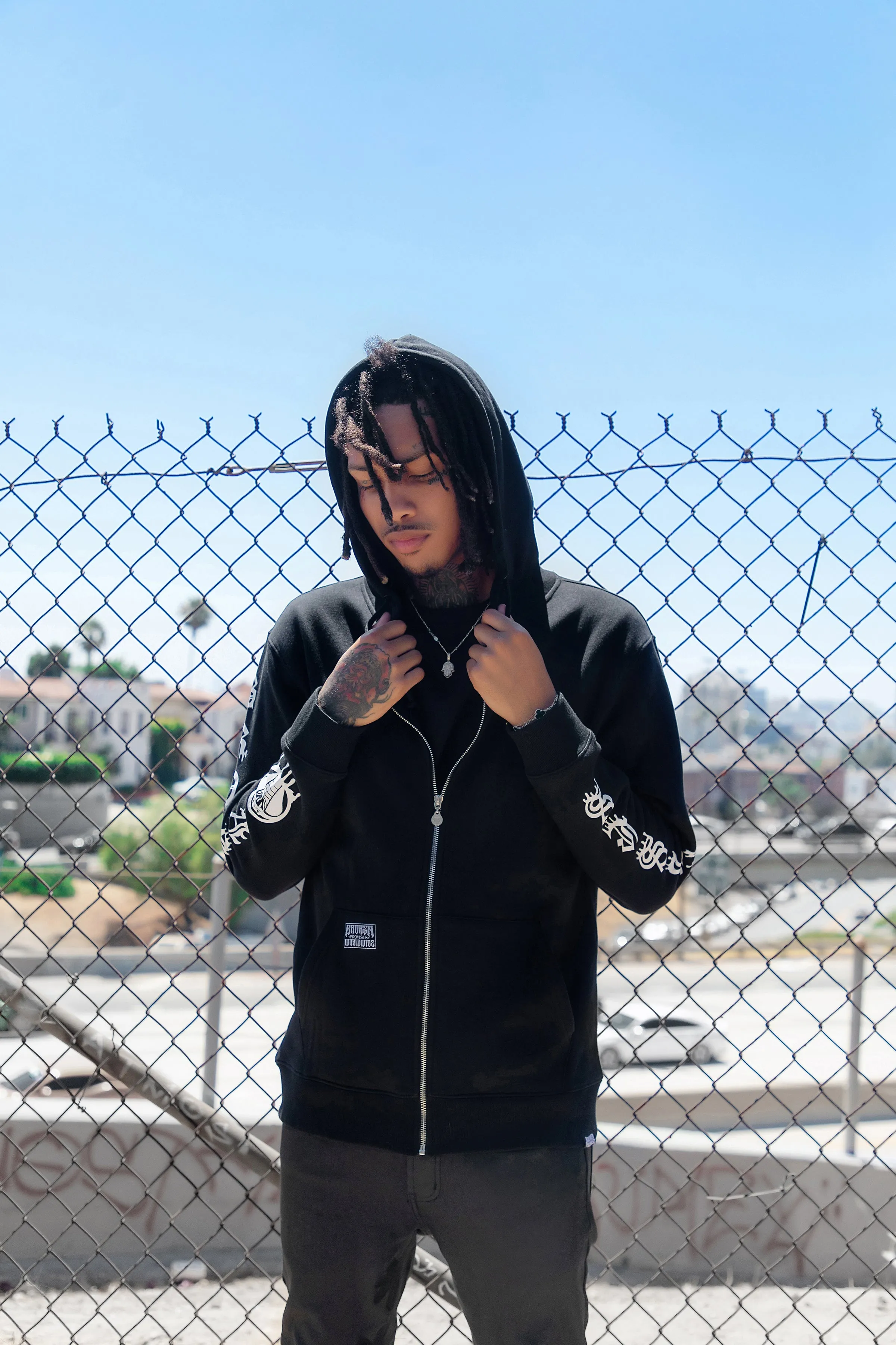 5150 Zip Hoodie Black