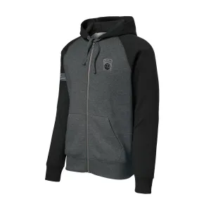 82nd Airborne Color Block Zip Up Hoodie