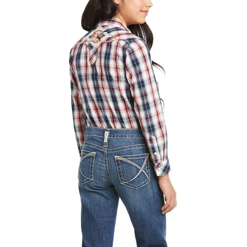 Ariat Girl's Real Dynamic Snap Western Shirt