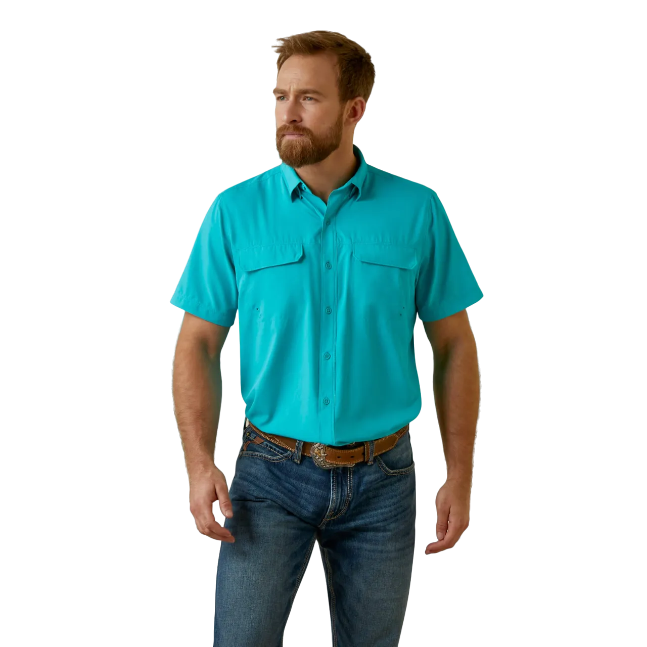 Ariat Men's Aqua Crush Outbound Fitted Shirt