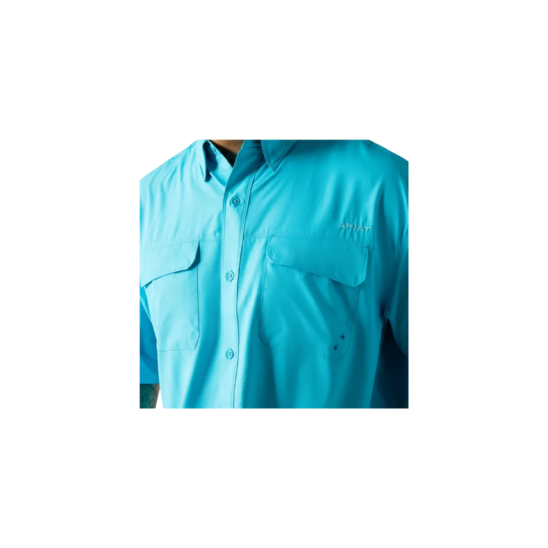 Ariat Men's Venttek Outbound Reef Turquoise Shirt