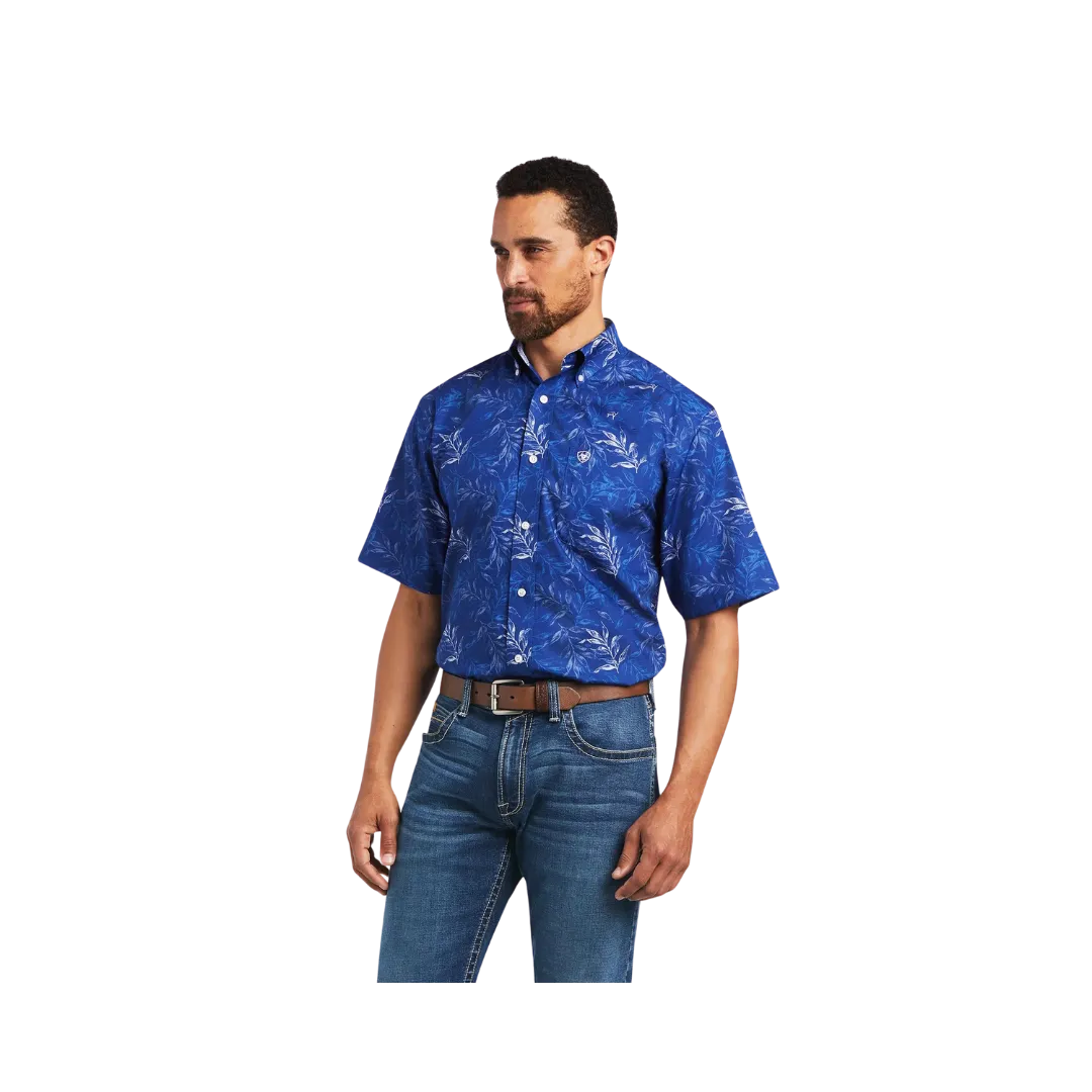 Ariat Men's Wrinkle Free Norman Classic Fit Button-Down Shirt