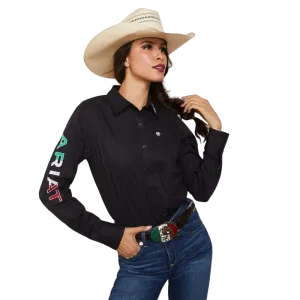 Ariat Women's MX Flag Team Kirby Stretch Shirt