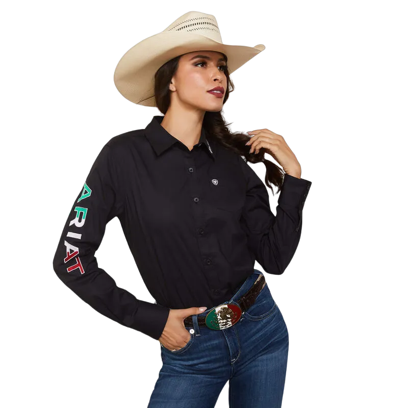 Ariat Women's MX Flag Team Kirby Stretch Shirt