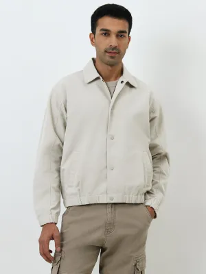 Ascot Off-White Relaxed-Fit Jacket