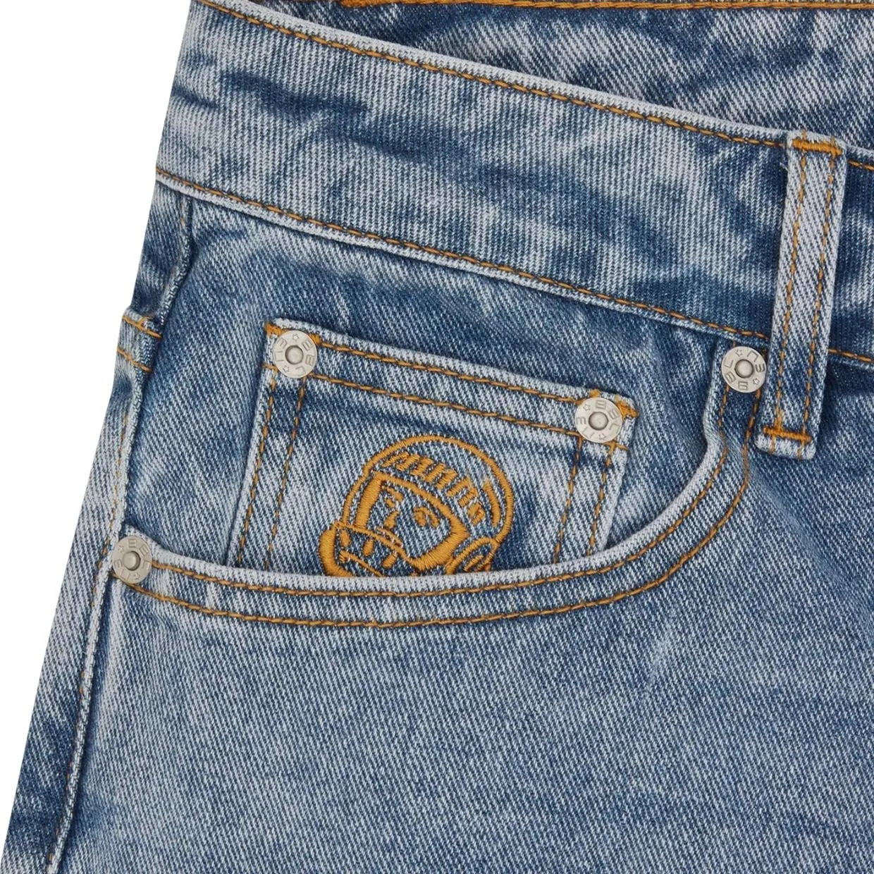 Billionaire Boys Club Diamond & Dollar Embroidered Denim Jean