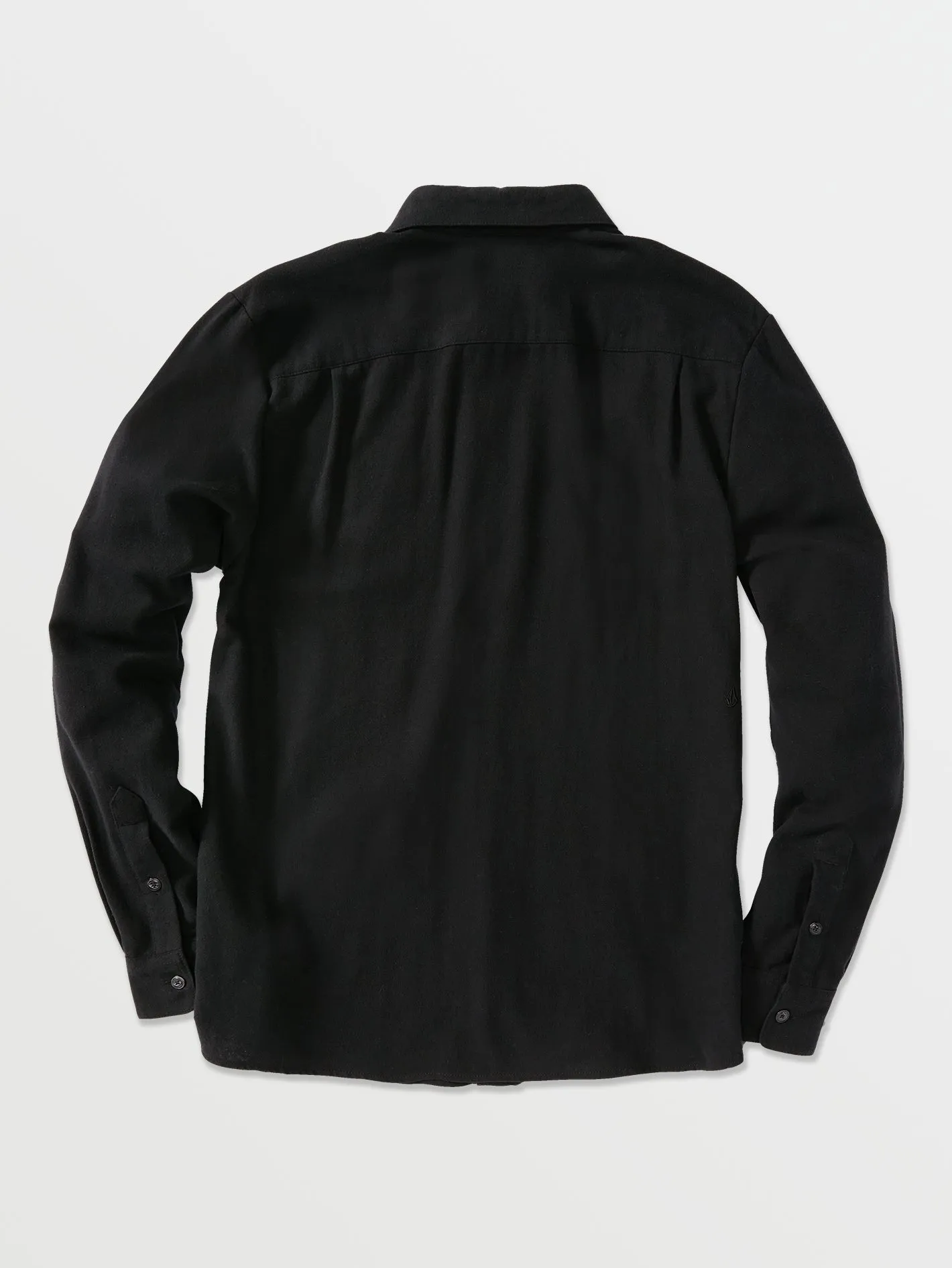 Caden Solid Long Sleeve Shirt - Black