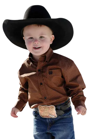 Cinch Kid's Long Sleeve Cooper Shirt