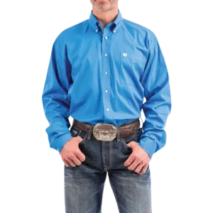 Cinch Men's Blue Classic Fit Shirt