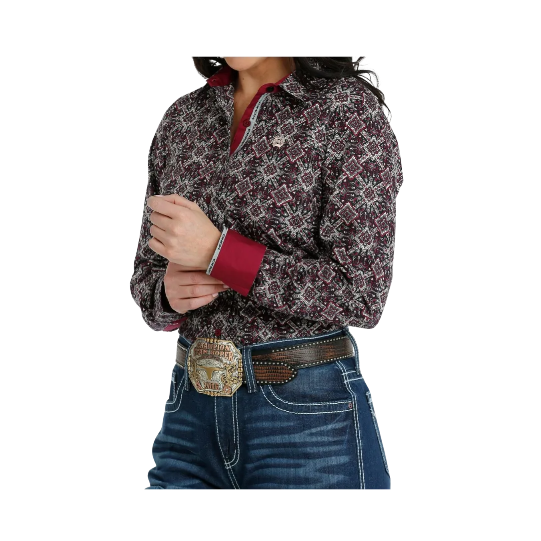 Cinch Women's Long Sleeve Button Down Western Shirt