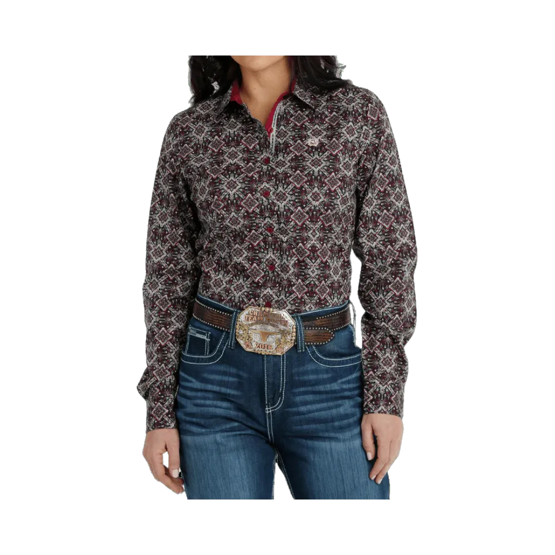 Cinch Women's Long Sleeve Button Down Western Shirt