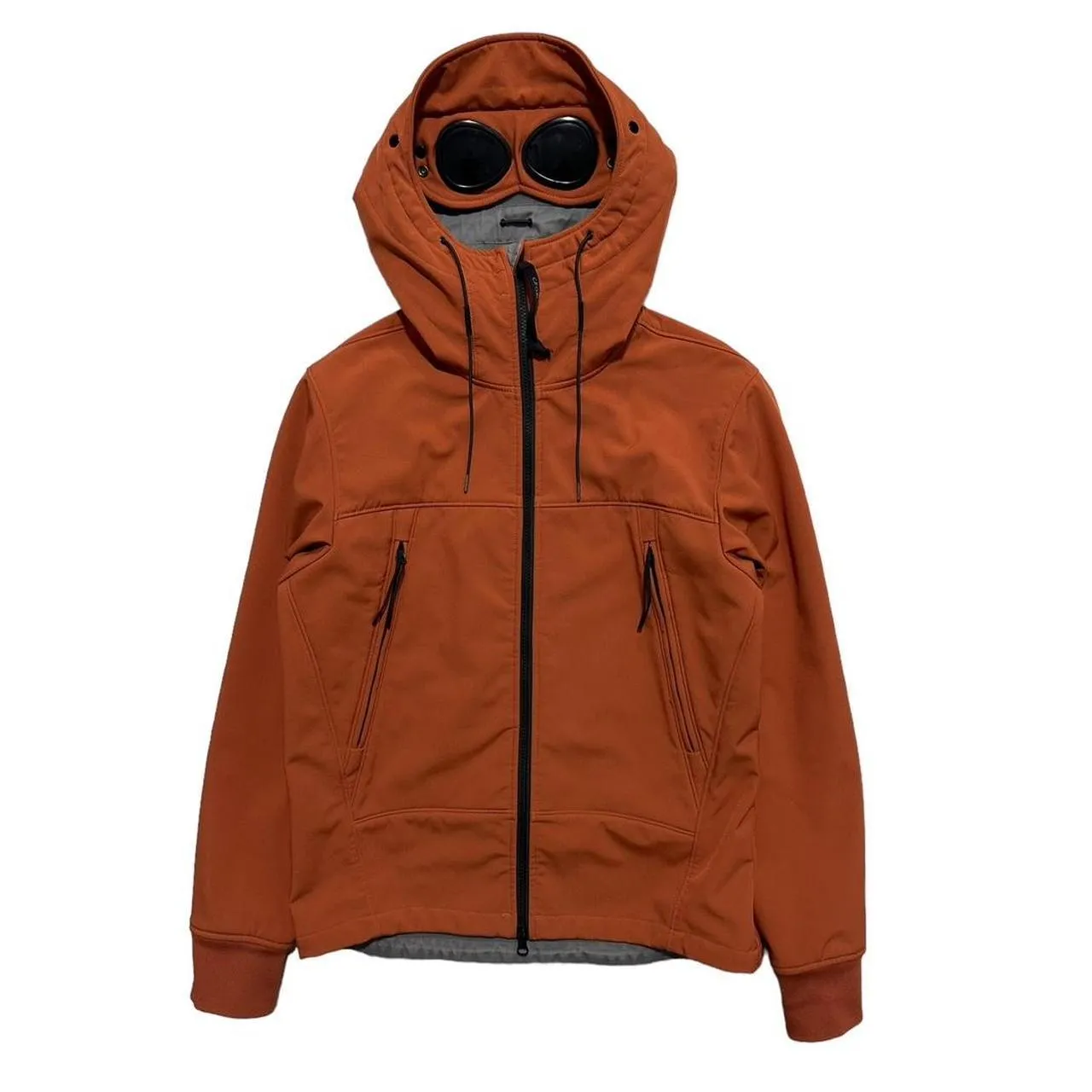 CP Company Orange Soft Shell Goggle Jacket