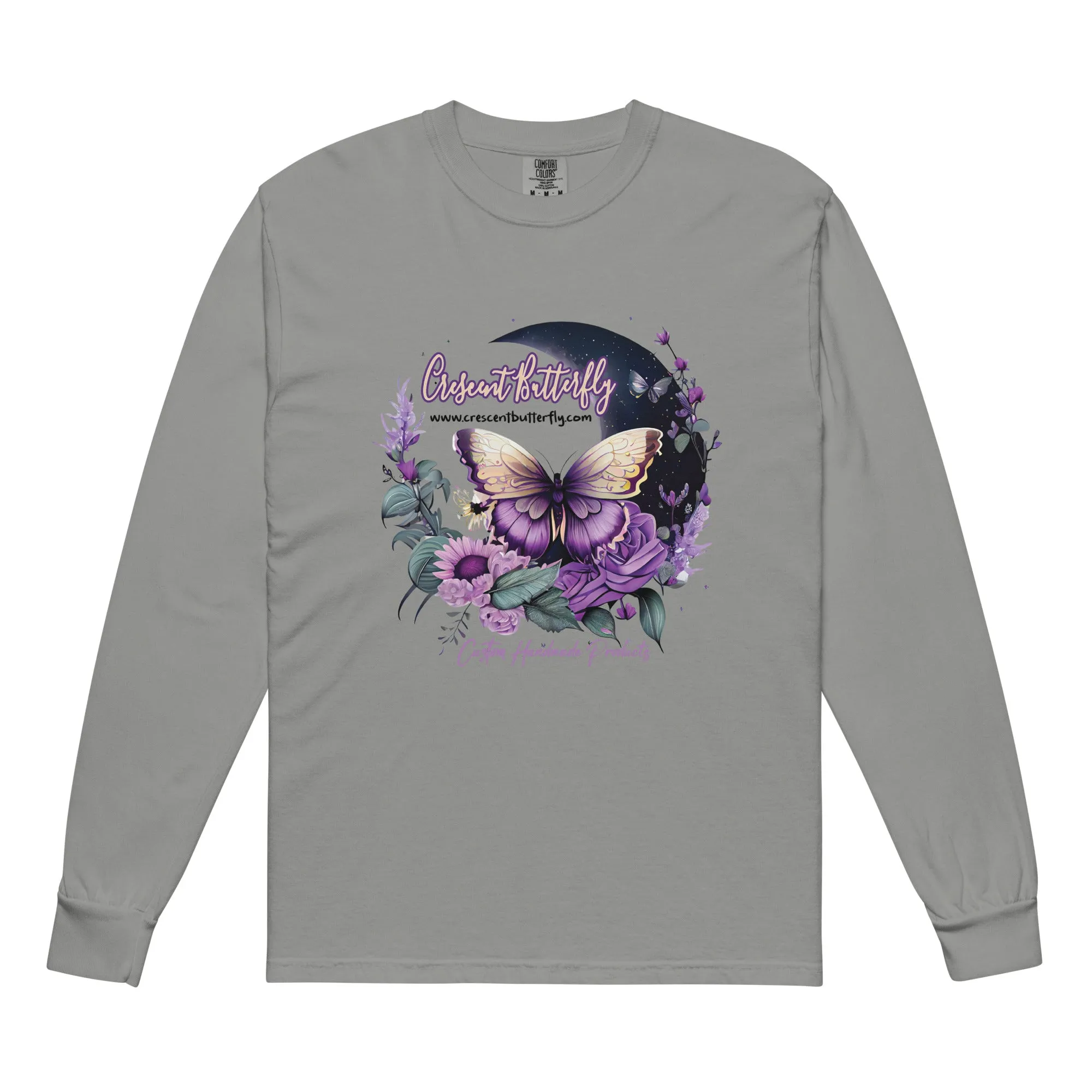 Crescent Butterfly Long-Sleeve Shirt