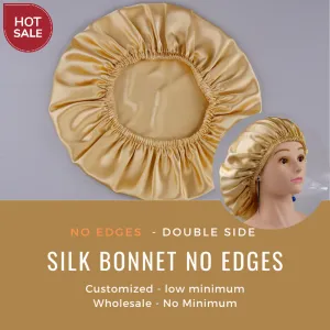 Custom Wholesale Silk Bonnet Double Lined - No Edges