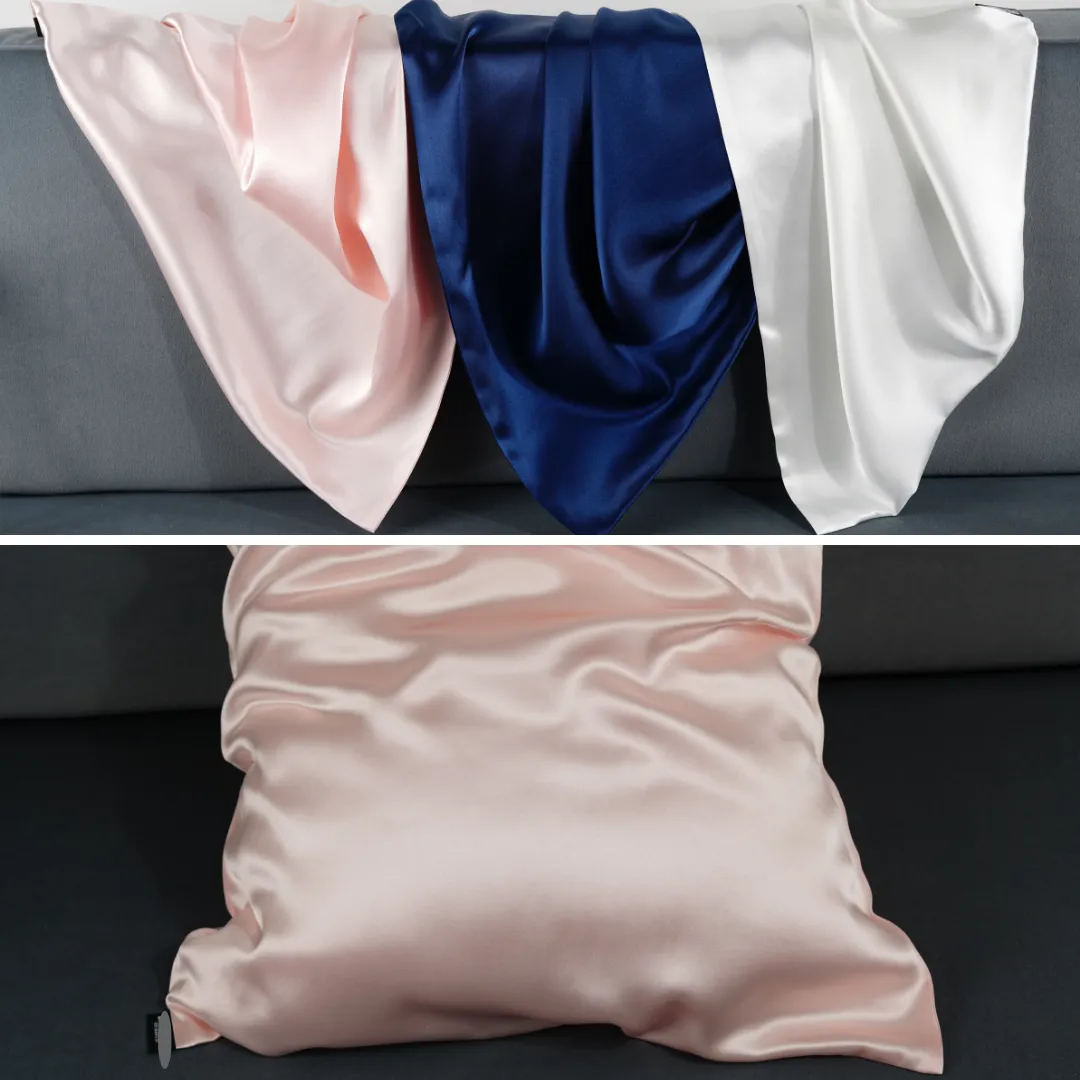 Custom Wholesale Silk Pillowcase 30 Momme Envelope Closure - King size