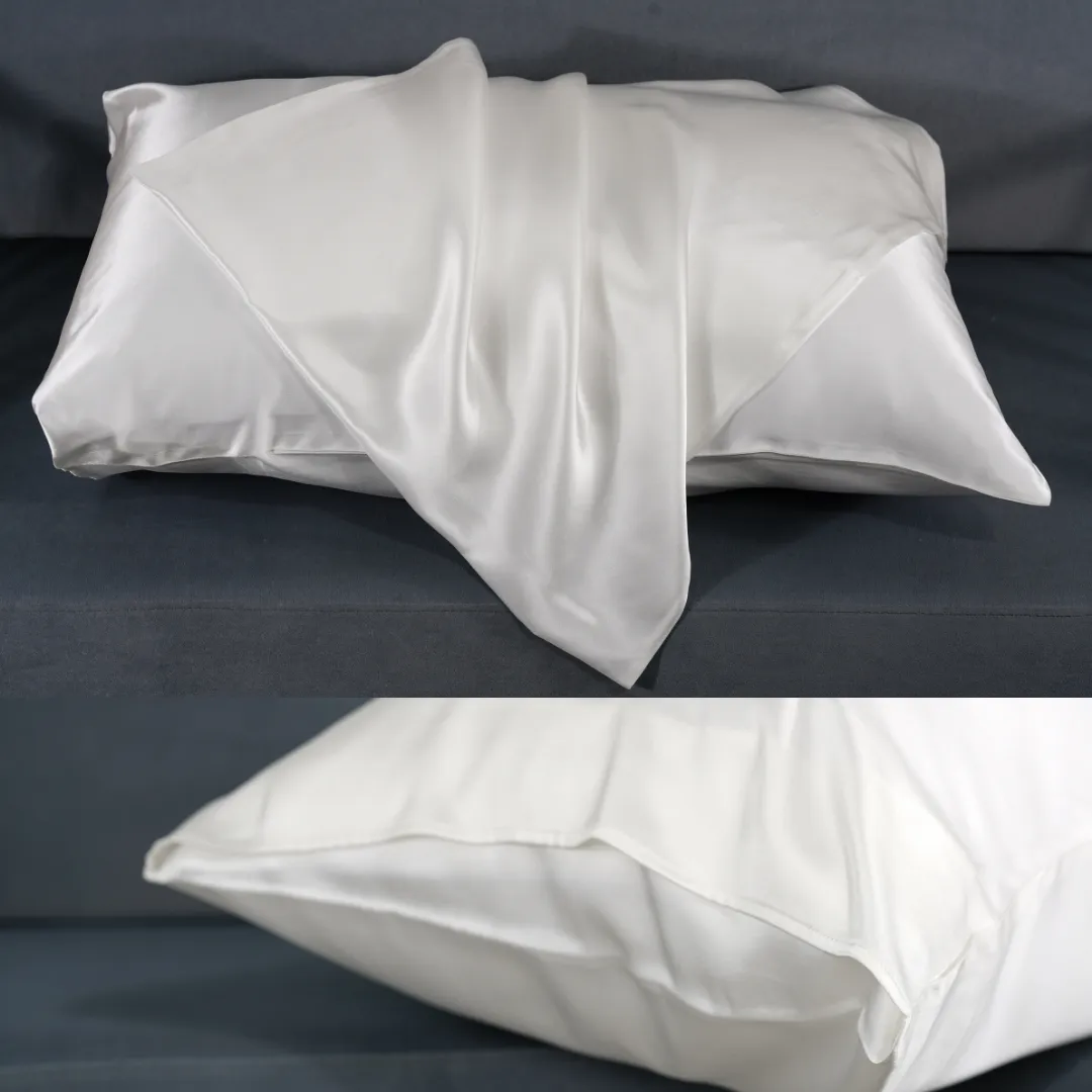 Custom Wholesale Silk Pillowcase 30 Momme Envelope Closure - King size