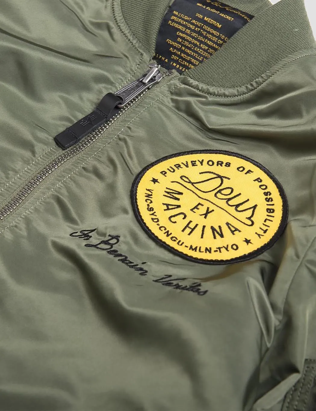 Deus Ex Machina MA1 Flight Jacket - Green