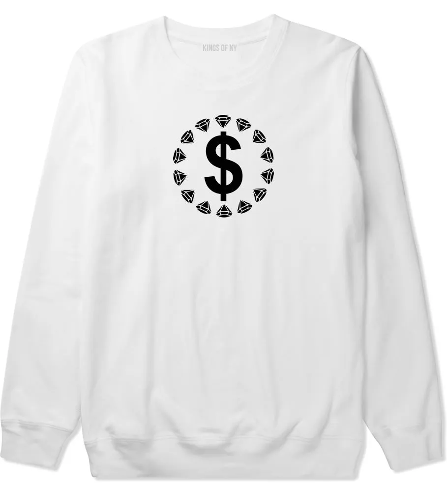 Diamonds Money Sign Logo Boys Kids Crewneck Sweatshirt