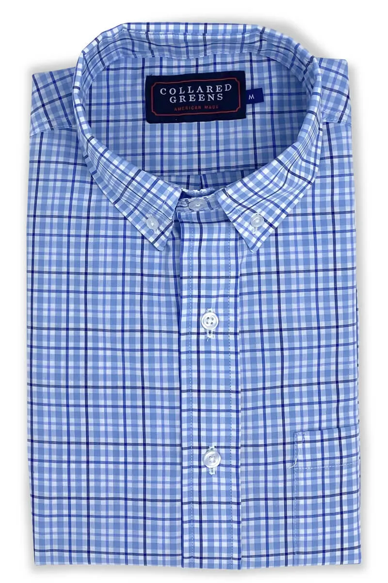 Dillwyn: Brookline Button Down Shirt - Blues