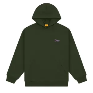 Dime Classic Small Logo Hoodie Forest Green