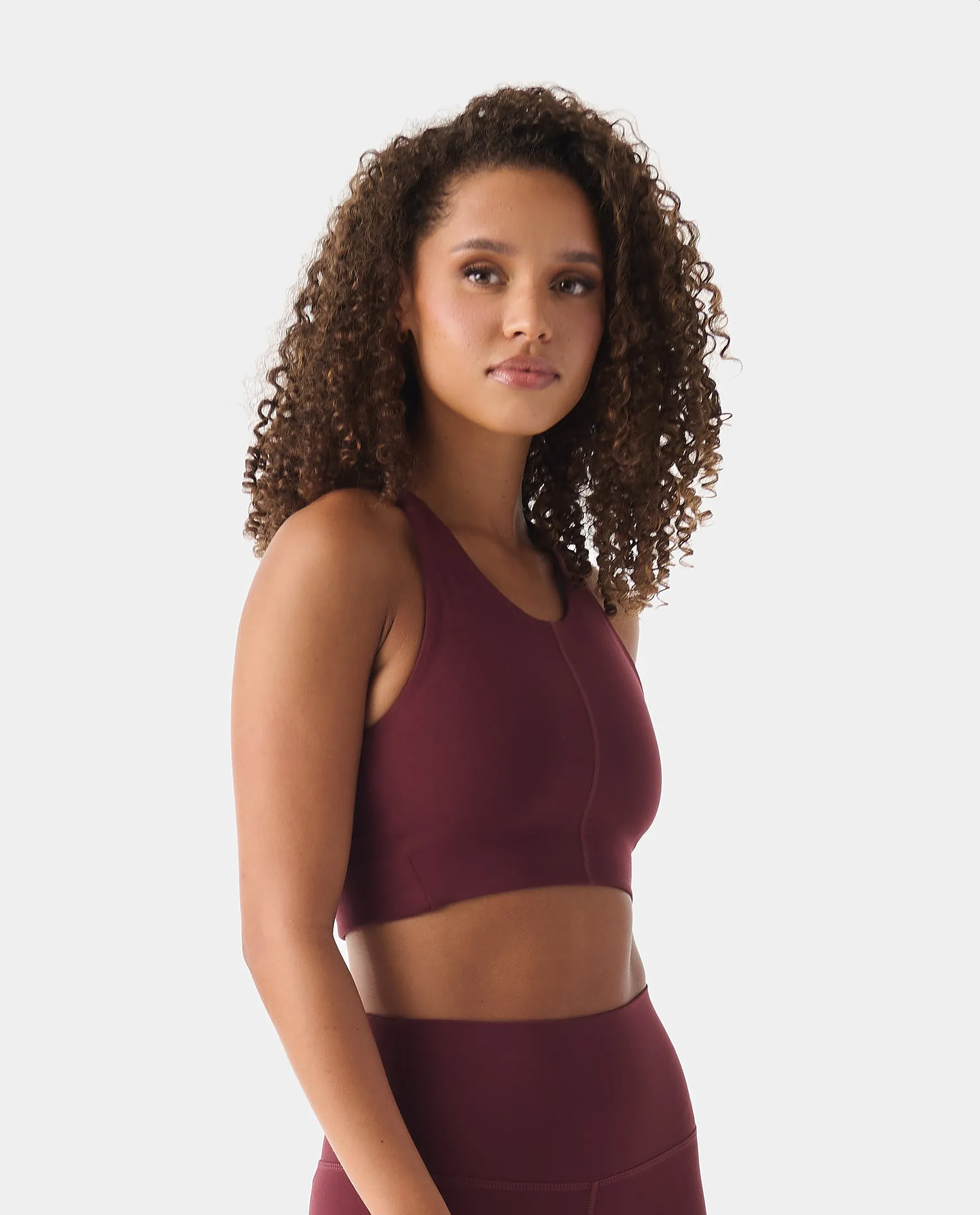 Elle Cropped Tank Fig