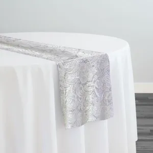 English Lace Table Runner in White