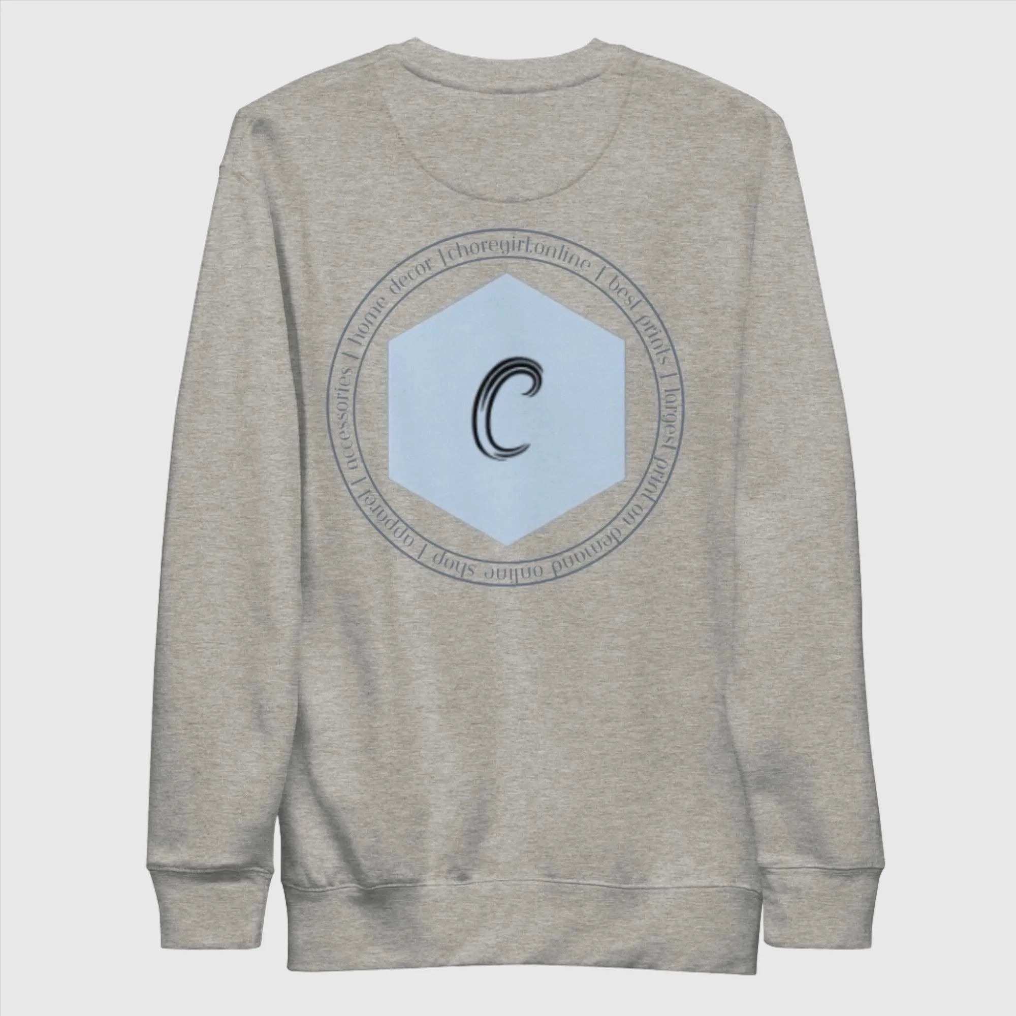 Exclusive ChoreGirl LOGO Branded Unisex Premium Sweatshirt