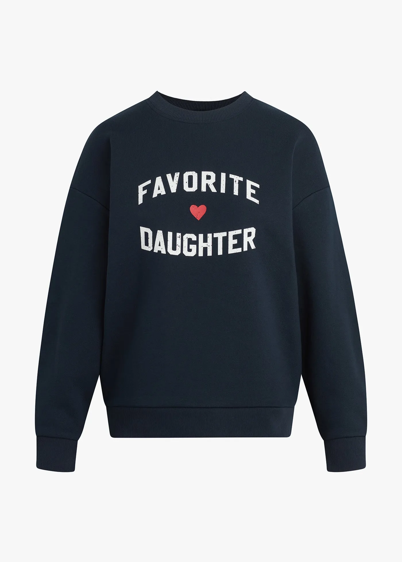 FAVORITE DAUGHTER HEART LOGO SWEATSHIRT