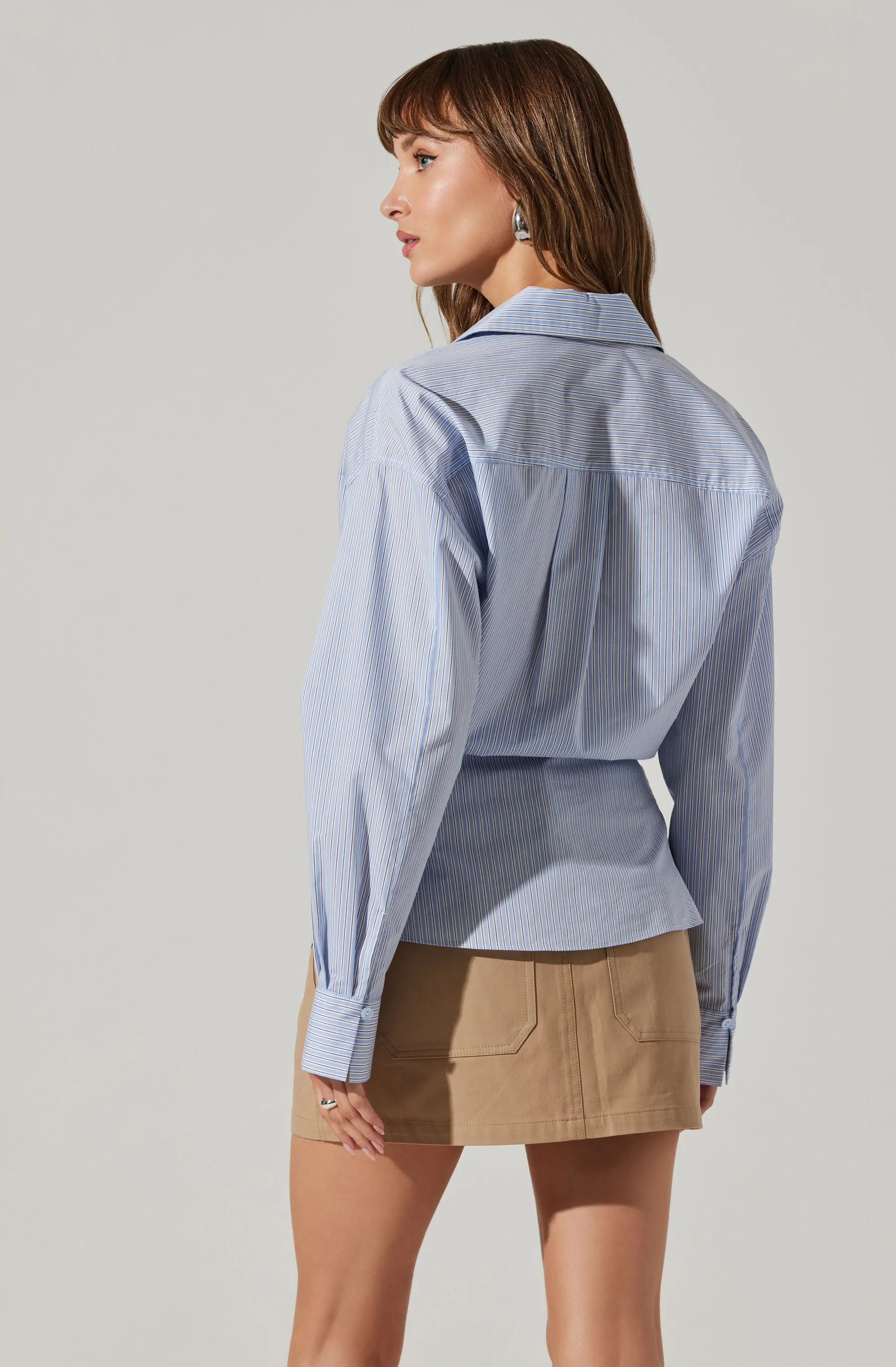 Flykra Asymmetrical Wrap Shirt