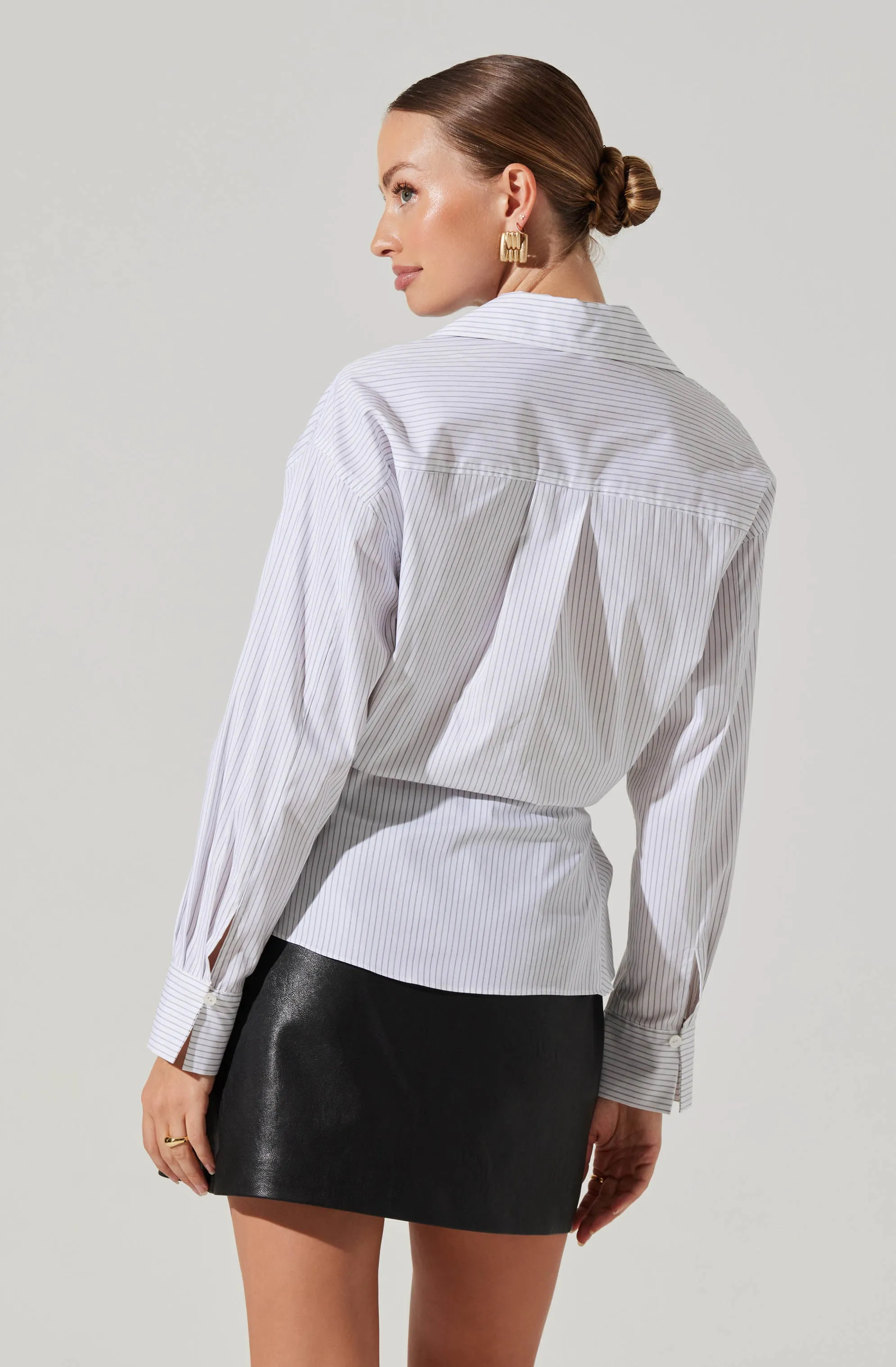 Flykra Asymmetrical Wrap Shirt