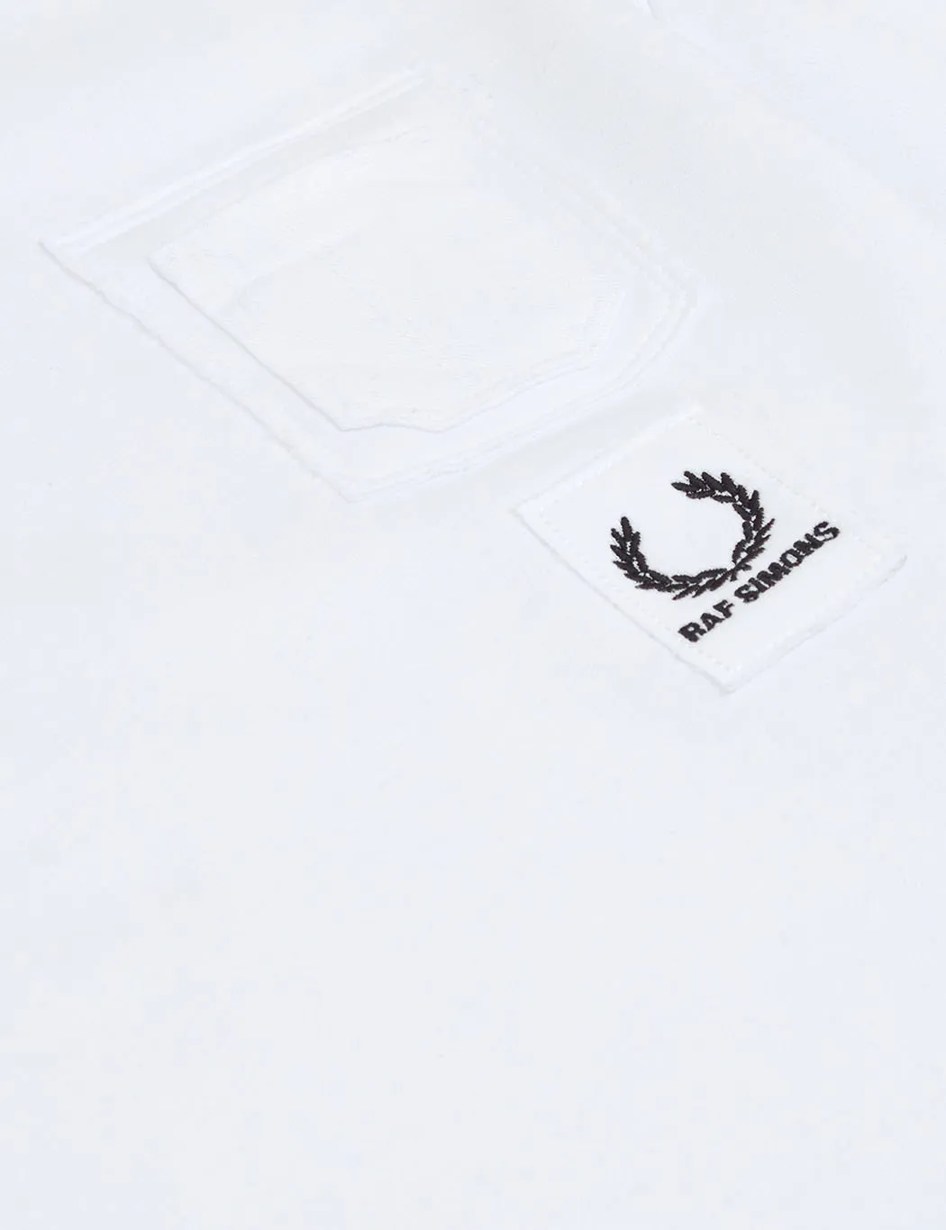 Fred Perry x Raf Simons Denim Pocket Sweatshirt - White