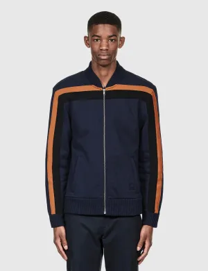 Fred Perry x Raf Simons Sweat Bomber Jacket - Dark Navy