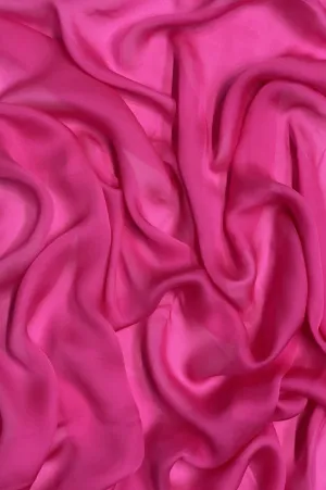 Fuchsia Silk Satin Chiffon SFC-1012 Fabric