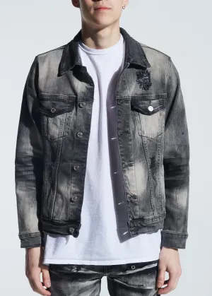 Hayes Denim Jacket (Distressed Grey Wash)