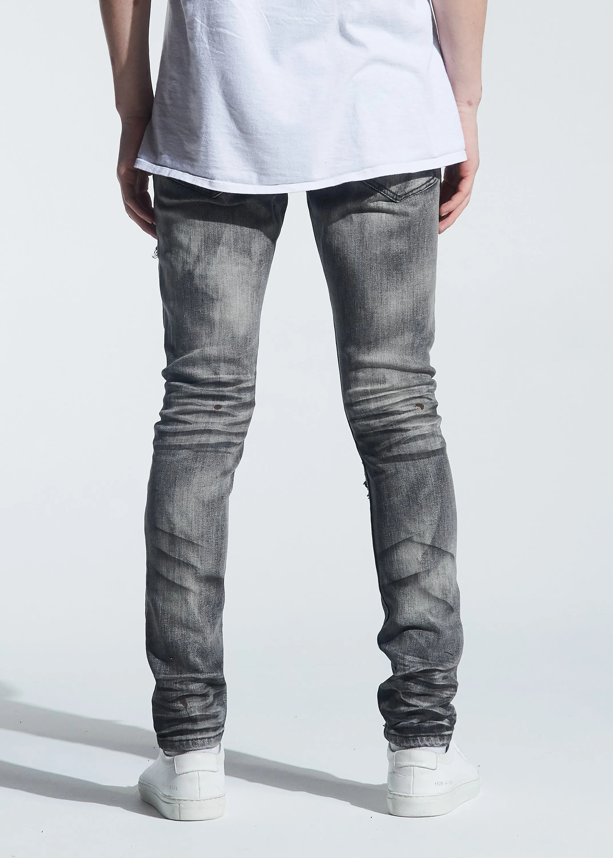 Hayes Rip & Repair Denim (Distressed Grey Wash)