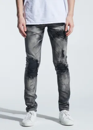 Hayes Rip & Repair Denim (Distressed Grey Wash)