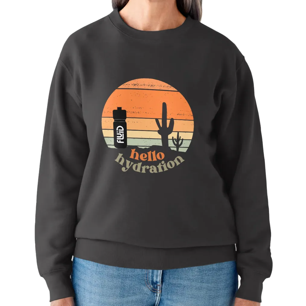 Hello Hydration Crew Neck Sweatshirt (Unisex)