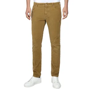 Jacob Cohen Bard Fast 5 Pocket Moleskin Jean in Sand