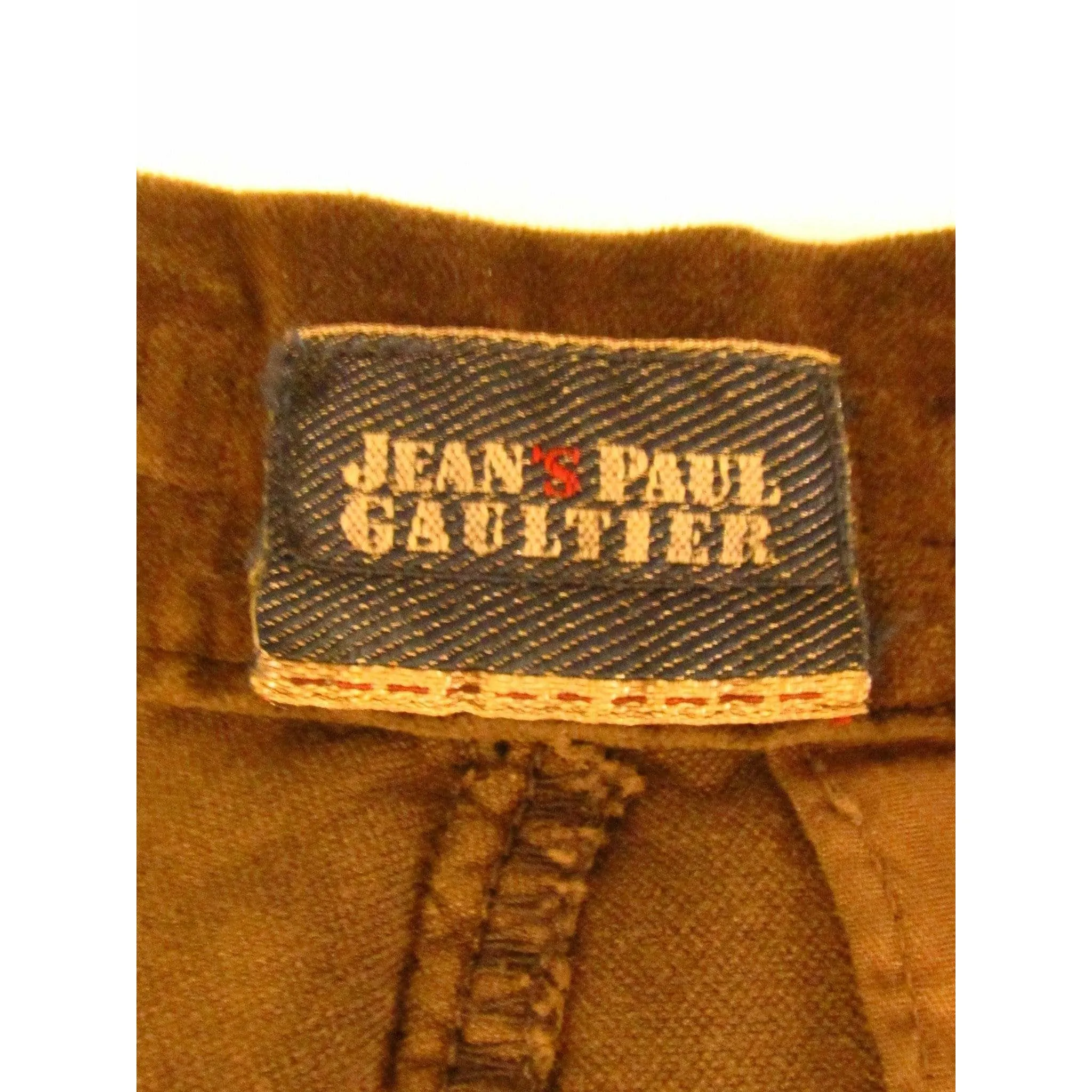 Jean Paul Gaultier Short Brown Velvet Pant