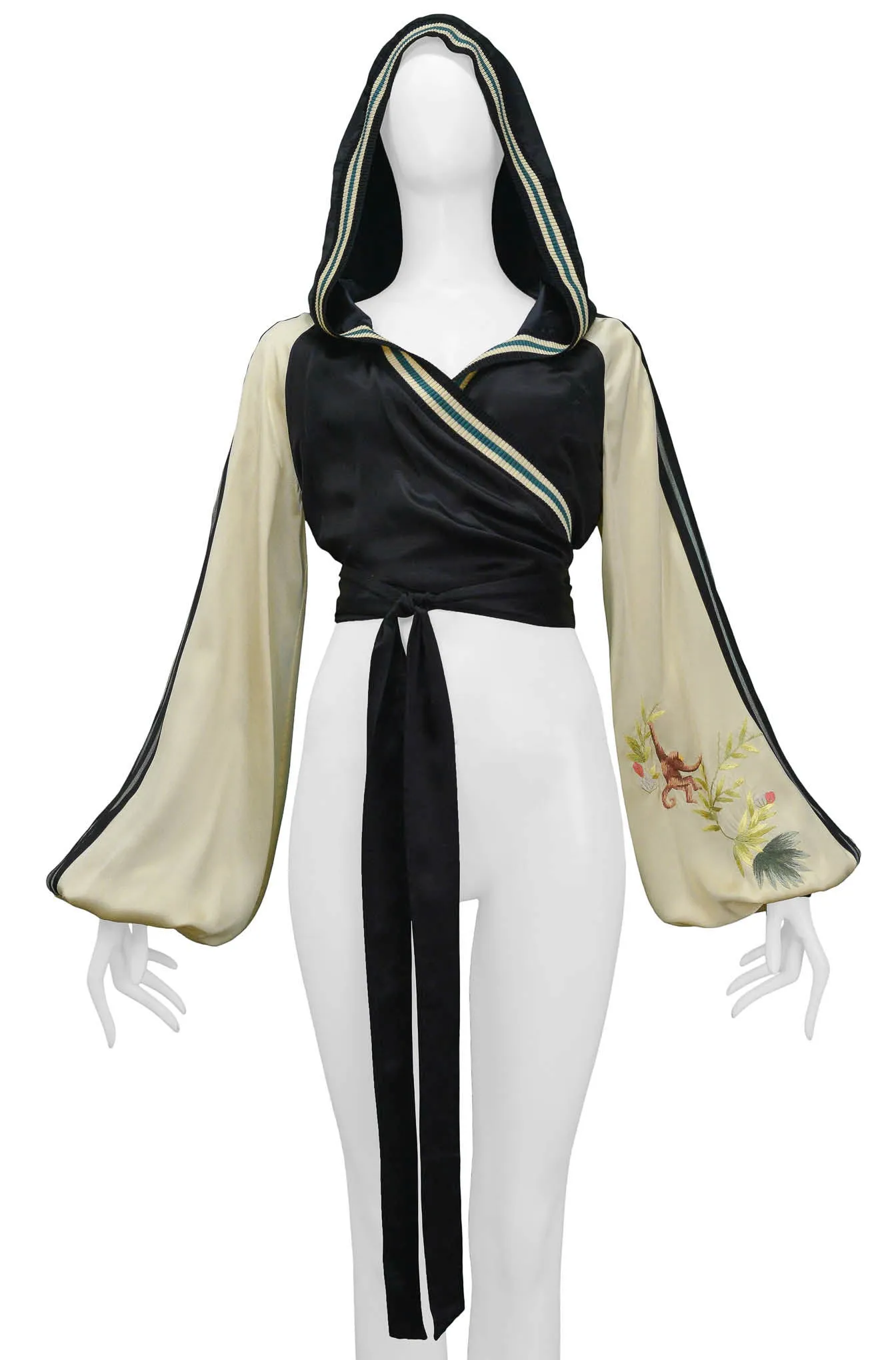 JEAN PAUL GAULTIER SPORTY KIMONO BOMBER & DRESS ENSEMBLE