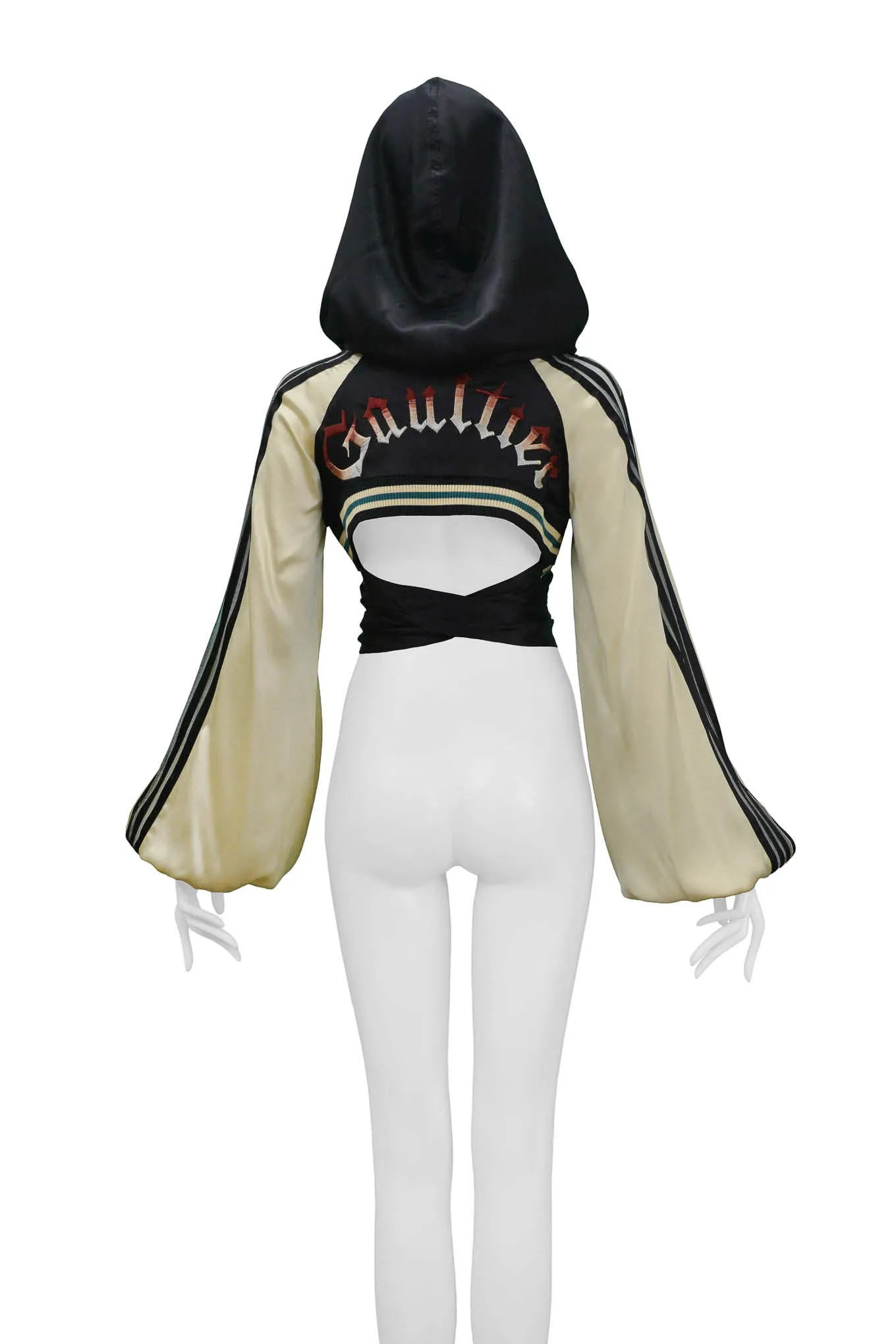 JEAN PAUL GAULTIER SPORTY KIMONO BOMBER & DRESS ENSEMBLE