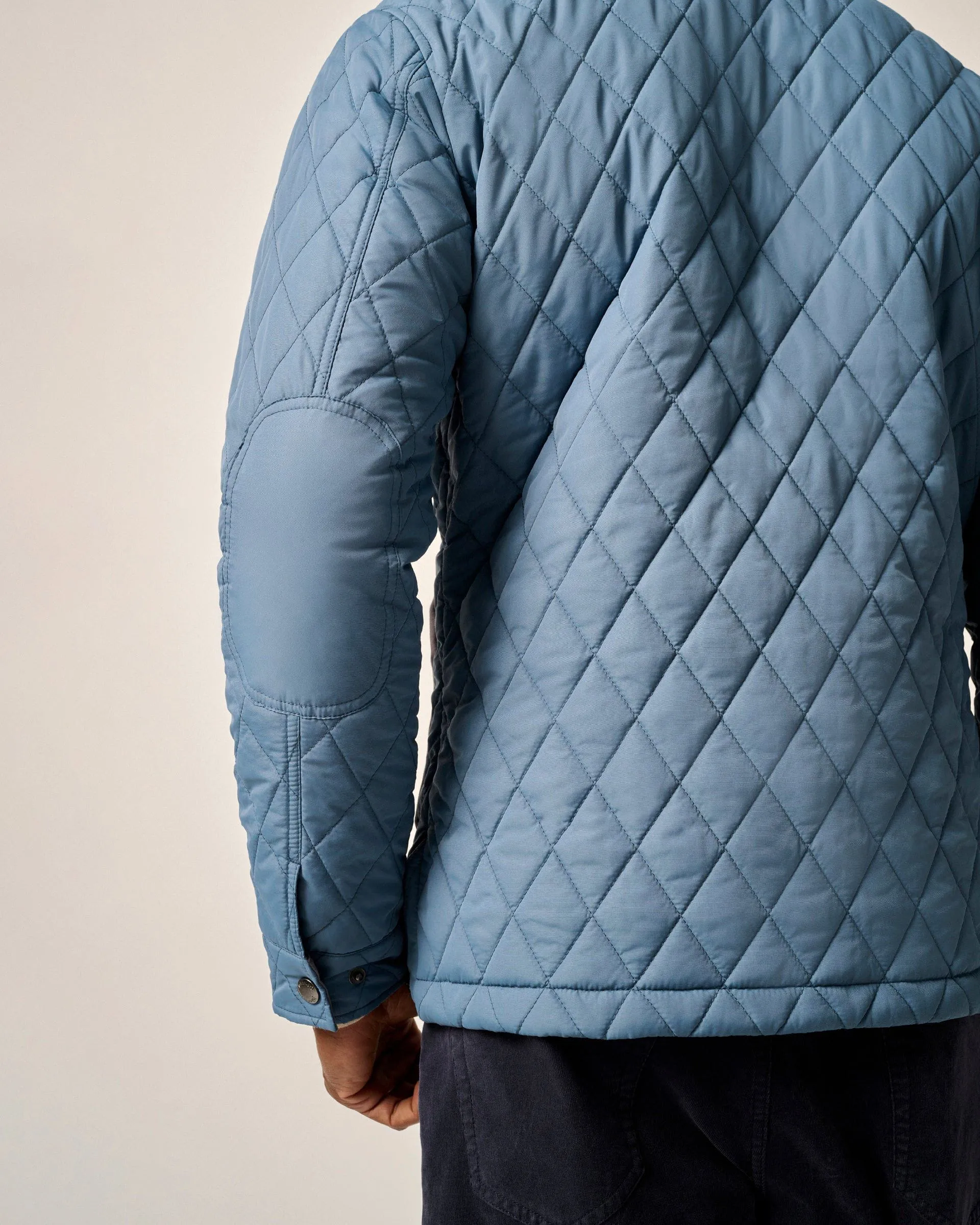 Juno Quilted Snap Jacket in Sailor by Johnnie-O