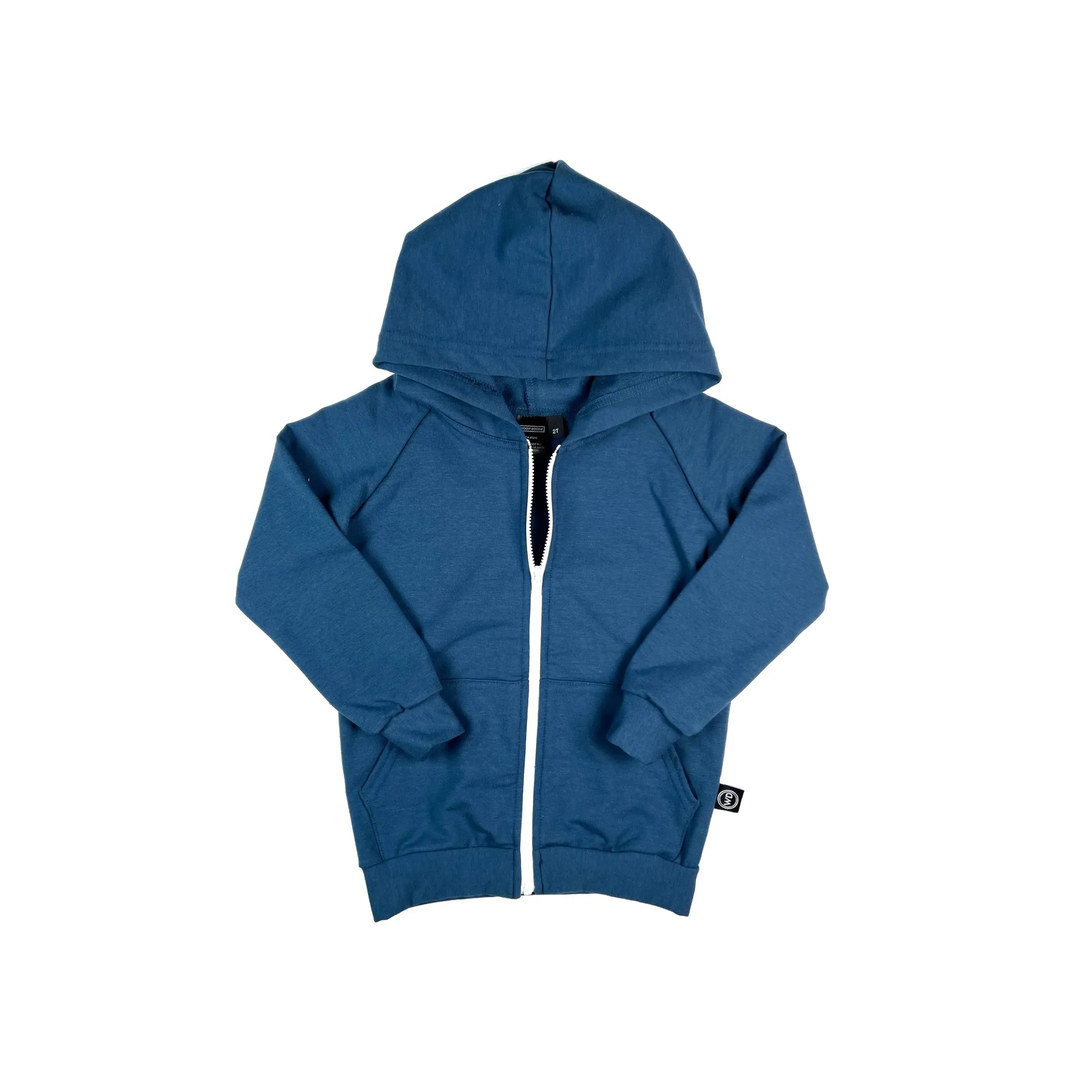 Kids Bamboo French Terry Zip-Up Hoodie