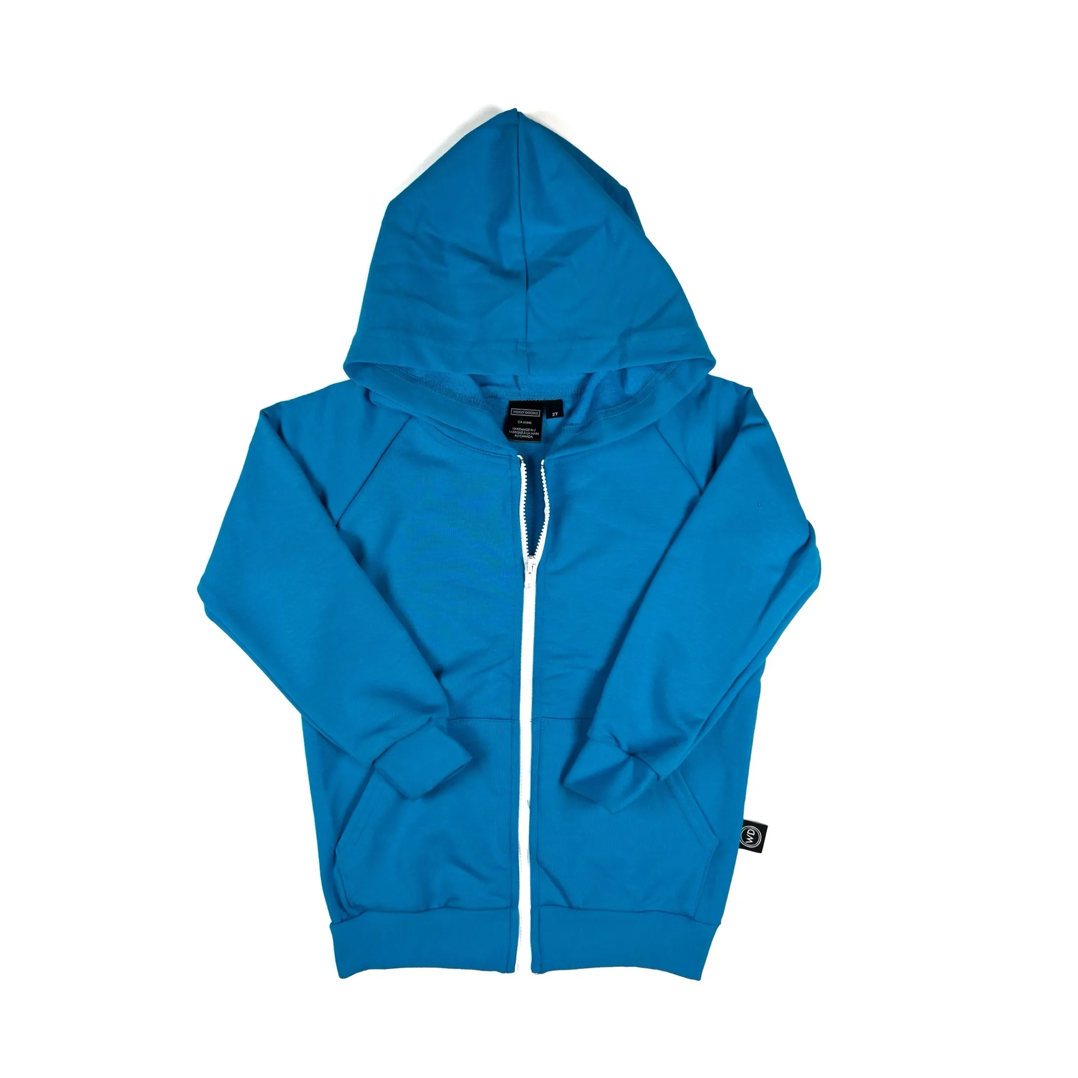 Kids Bamboo French Terry Zip-Up Hoodie