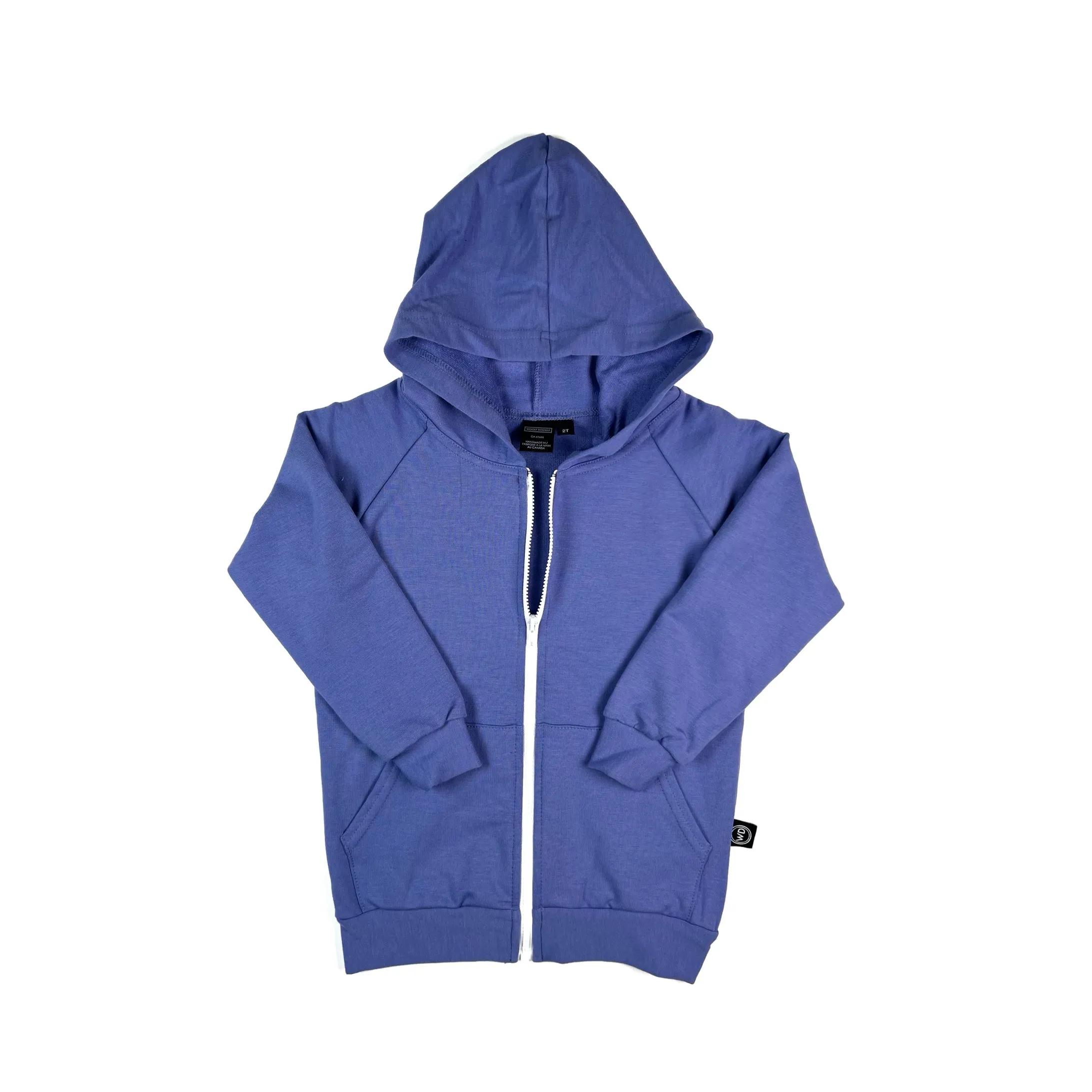 Kids Bamboo French Terry Zip-Up Hoodie