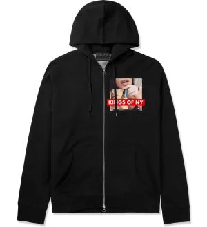 Kim Ring Zip Up Hoodie Hoody