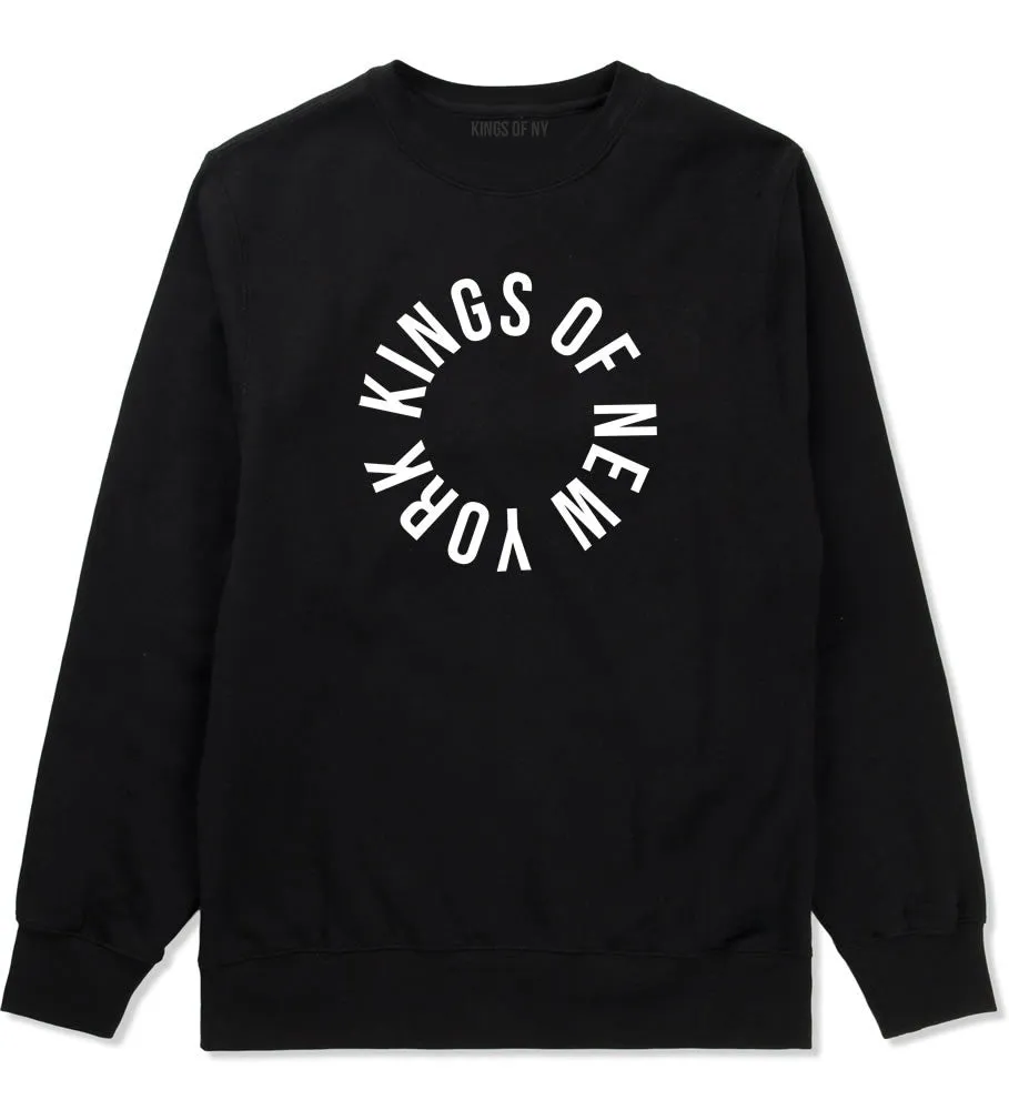 Kings Of New York Circle Emblem Logo Crewneck Sweatshirt