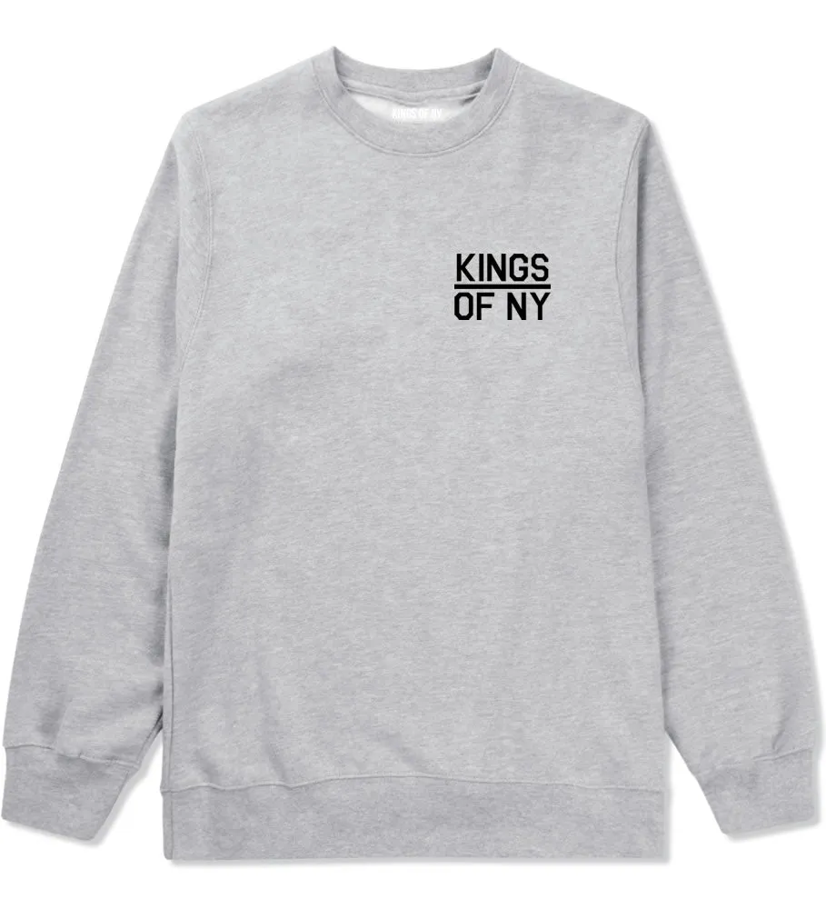 Kings Of NY Classic Chest Logo Mens Crewneck Sweatshirt