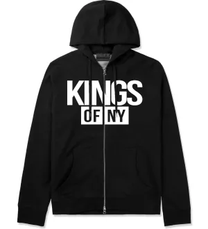 Kings Of NY Logo W15 Zip Up Hoodie