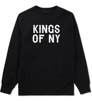 Kings Of NY Retro Font Logo Crewneck Sweatshirt